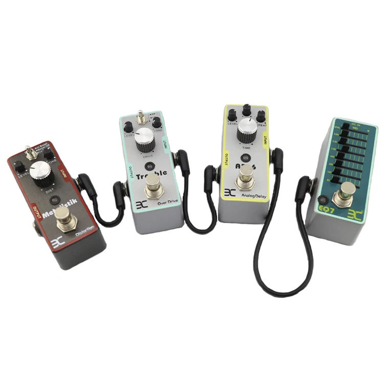90 degree angle 6.35mm guitar bass effects cable mini guitar pedals effects  patch cable