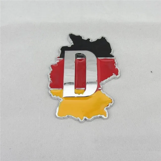 Metal Car Emblem Country Map Car Sticker Germany Car Badge Buy