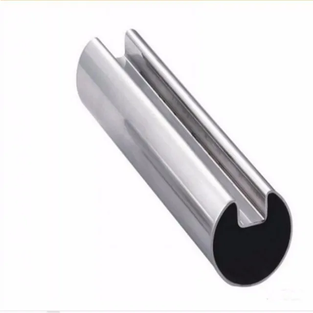 Polished Oval Rectangular U Groove Stainless Steel Pipe Tube For