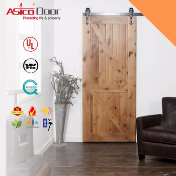 Asico Solid Wood Interior Sliding Trailer Barn Door For Interior Buy Interior Sliding Barn Doors Solid Wood Door Trailer Barn Doors Product On