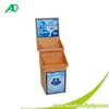 Promotional Retail Kraft Paper Display Rack For Coffee Bar/ Retail Bottle Display Rack