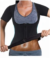 

Sachimart Wholesale Women Long Torso Waist Trainer shapeFor Body Slimming Neoprene Sauna Suit Sweat Gym Fitness Clothing