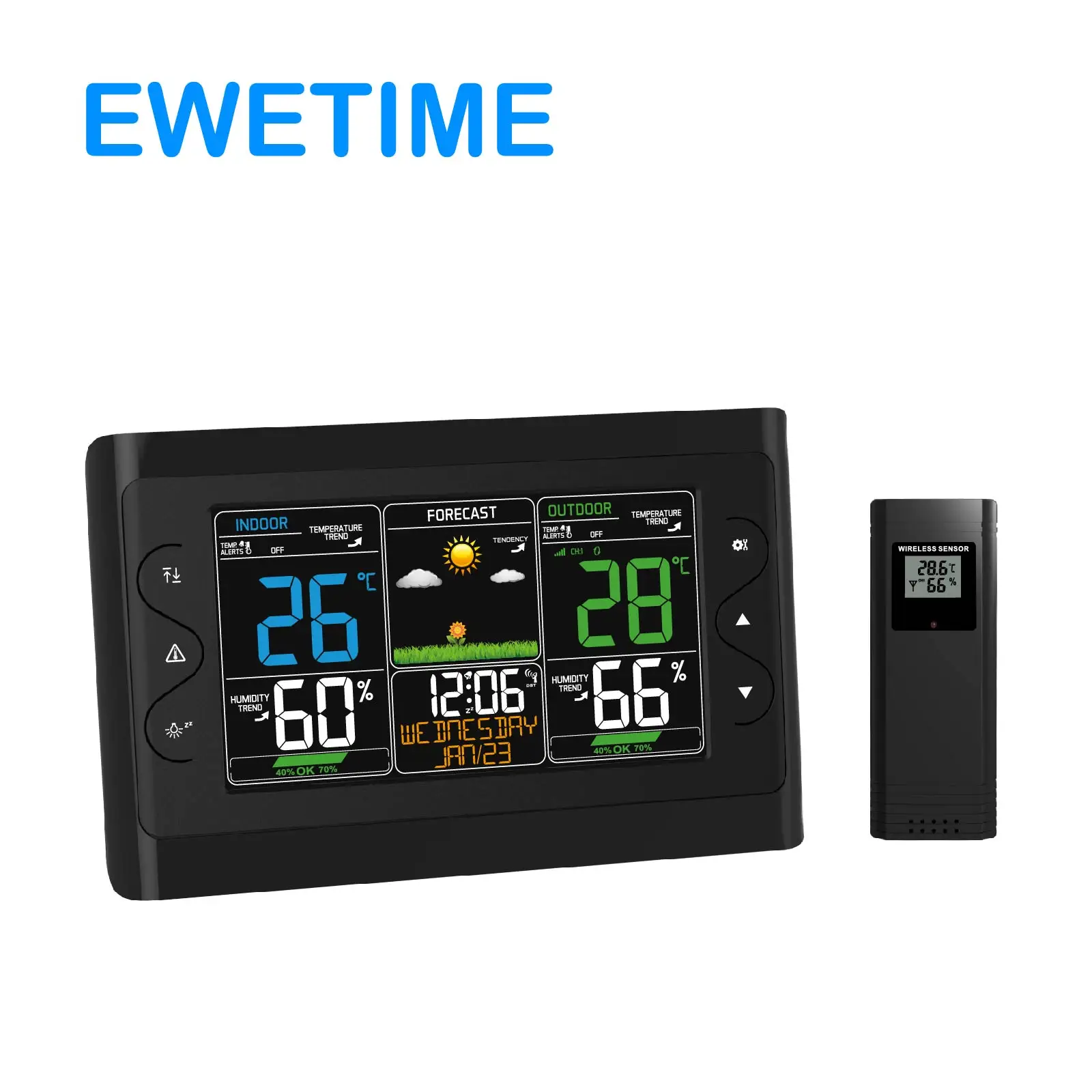 Dcf Wwvb Msf Battery Powered Digital Car Clock Buy Car Clock,Digital