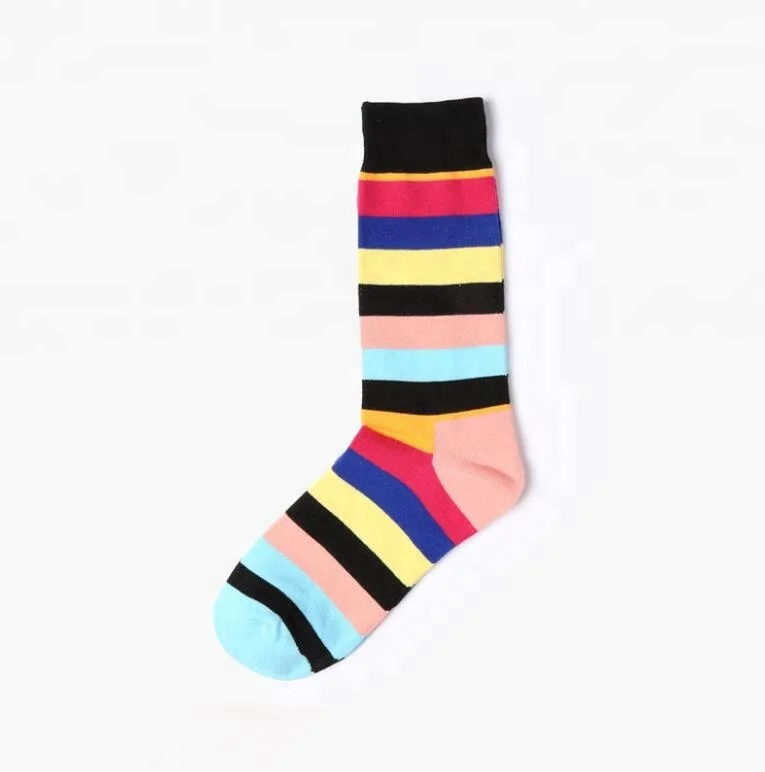 striped athletic socks