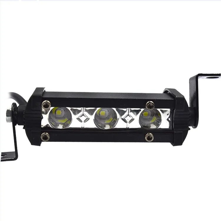 New style LED strip working light for 9W single row three lights car truck motorcycle suv day light bar