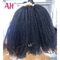 

Hot Sale 3B 3C 4A 4B 4C Kinky Curly Hair Weft 10A Mongolian Kinky Curly Hair 100% Unprocessed Virgin Hair 10"-40"Can Be Dyed