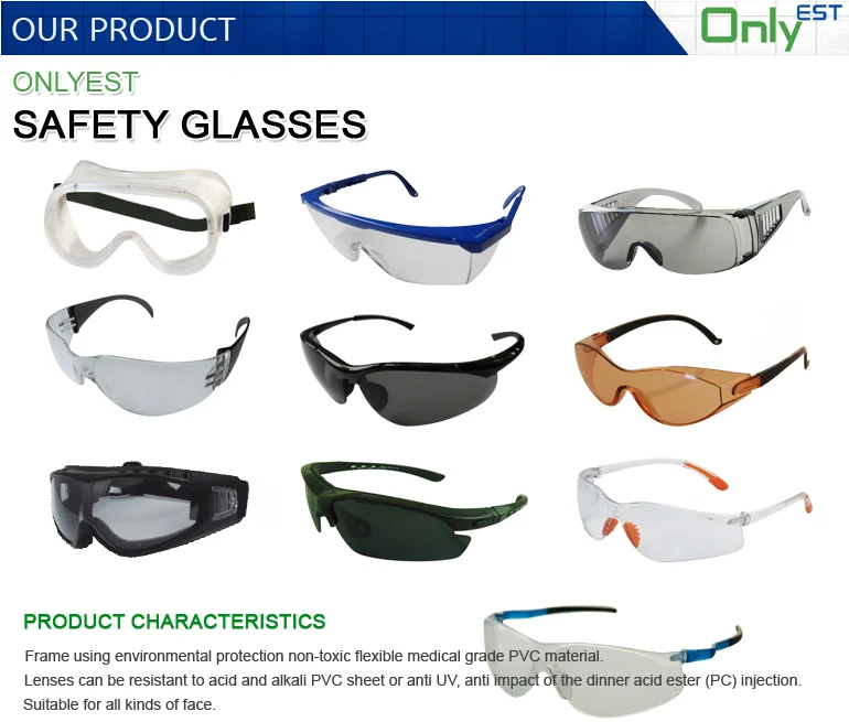 Oem Available Professional Protective Safety Glasses Z87 In High