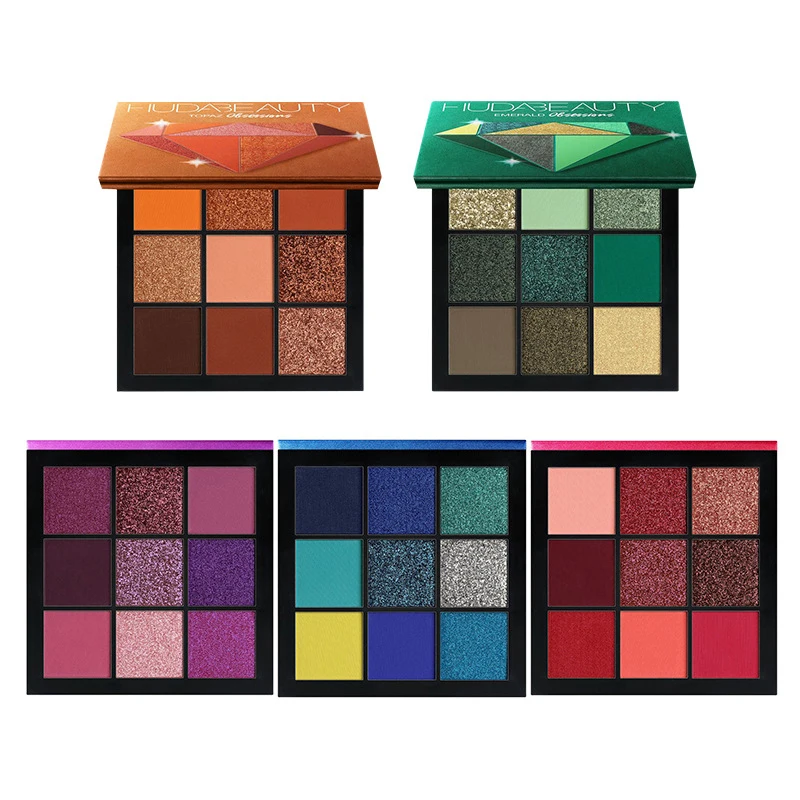 

Wholesale 9 Colors Cosmetics Makeup Magnetic Eyeshadow Palette