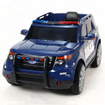 electric police car toy