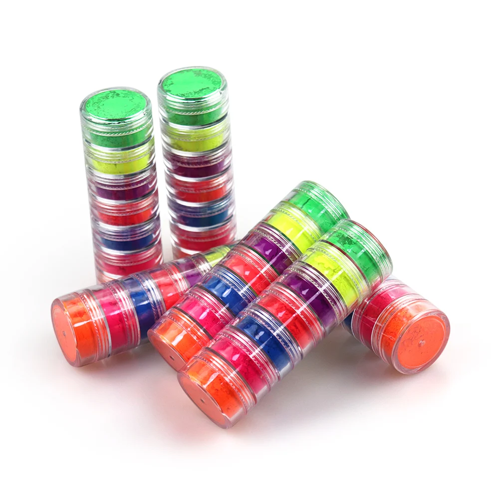 

Small Cosmetic neon pigments, Multi-colored