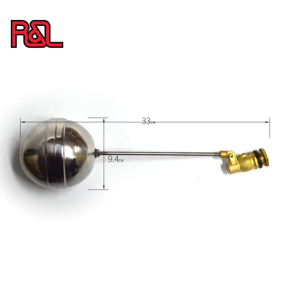 R&l Stainless Steel Adjustable Floating Ball Valve Tank Cistern Float Valve High Chemical