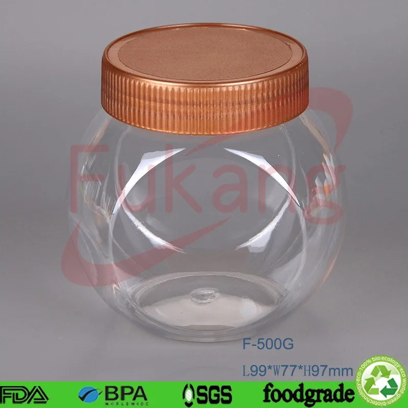 Clear Round Plastic Container 500ml Ball Shape Plastic Container Buy