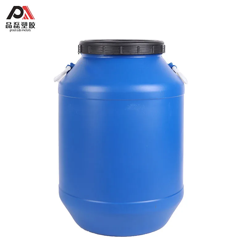 
25L 50L 100% HDPE white/blue plastic drum barrel 