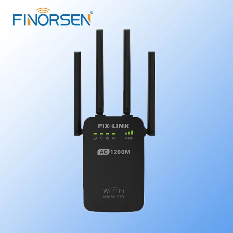 PIXLINK Mini WiFi Repeater Router Access Point Wi-Fi Range Extender  with External Antennas WPS Protection EU/US/UK/AU Plug