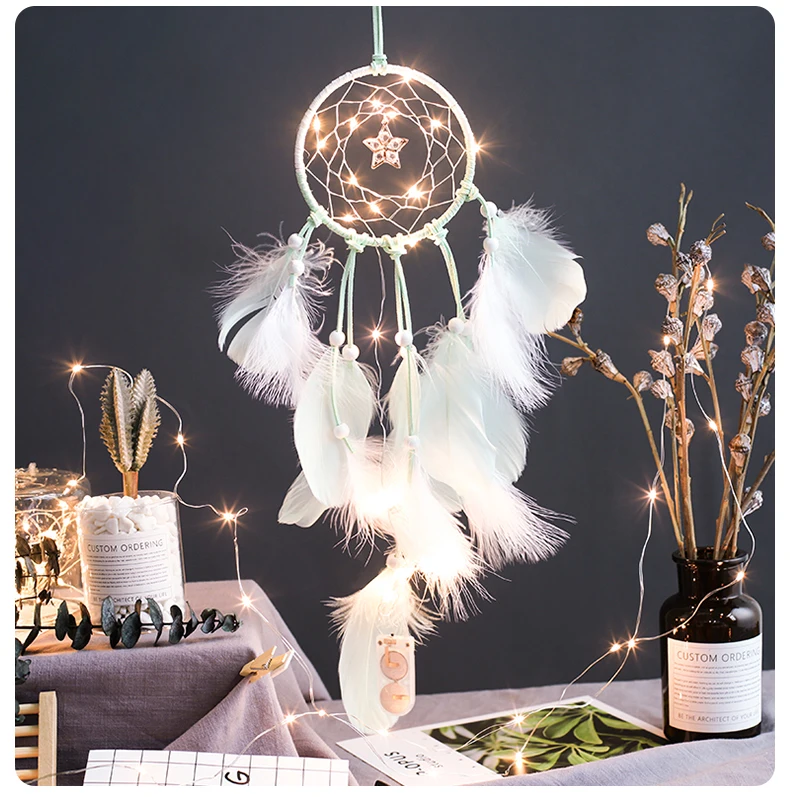 

Decorative Dream Catcher Wall Hanging Dreamcatcher Pendant Creative Car Hanging kids Room Home Wind Chimes Decorations, N/a