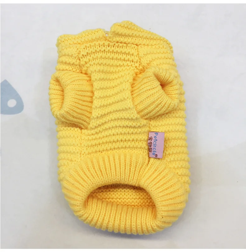 Custom Little Heated Pet Dog Shop Winter Clothes Coat Knit Sweater