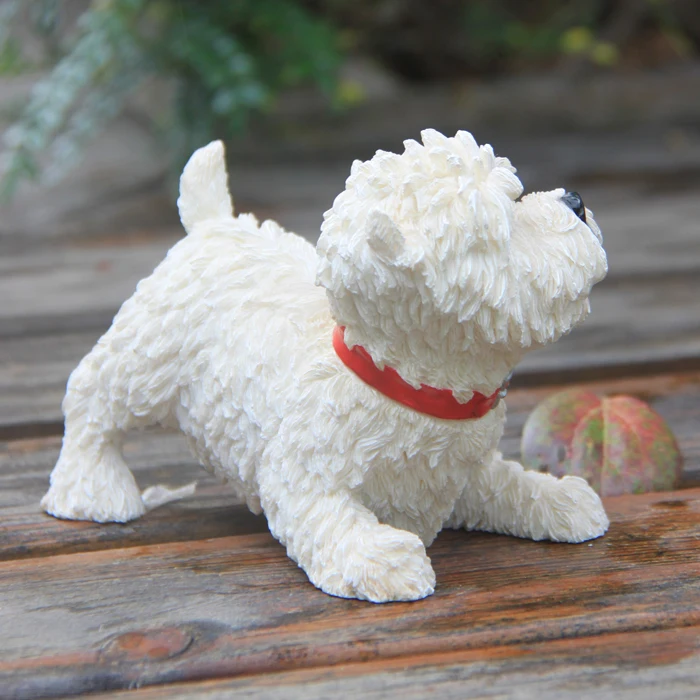 Lucu Anak Laki Laki Dan Perempuan Boneka Anjing Putih Anak Anjing