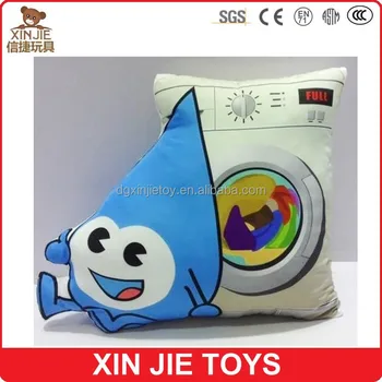 Chinese Manufacturer Customize Washing Machine Shape Plush Pillow