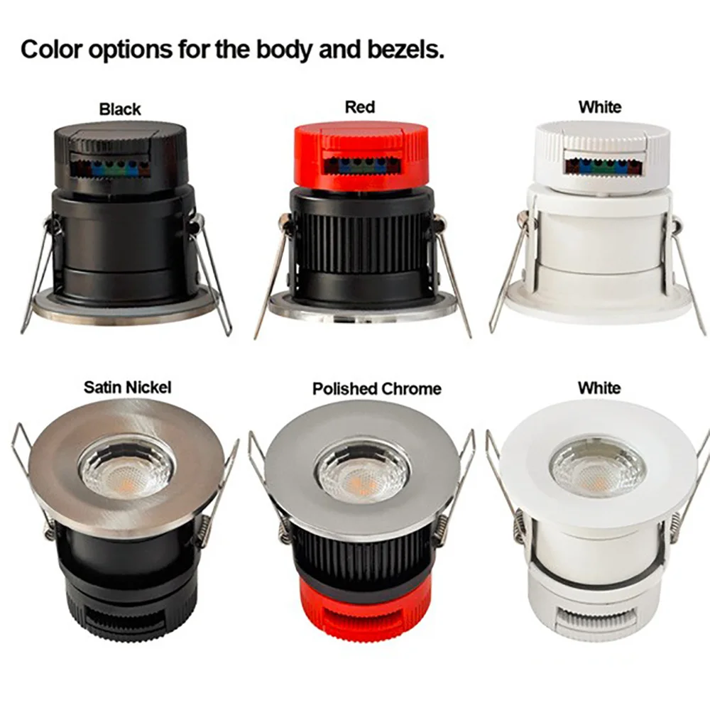 
IP65 Bezel Changeable LED Fire rated LED Downlight CCT Adjustable LED Downlight 