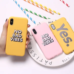 Summer Good Vibes Cool Quote Funny Holiday Cute Soft TPU Silicone Candy Case Coque For iPhone 6 6S 5 5S SE 8 8Plus X 7 7Plus