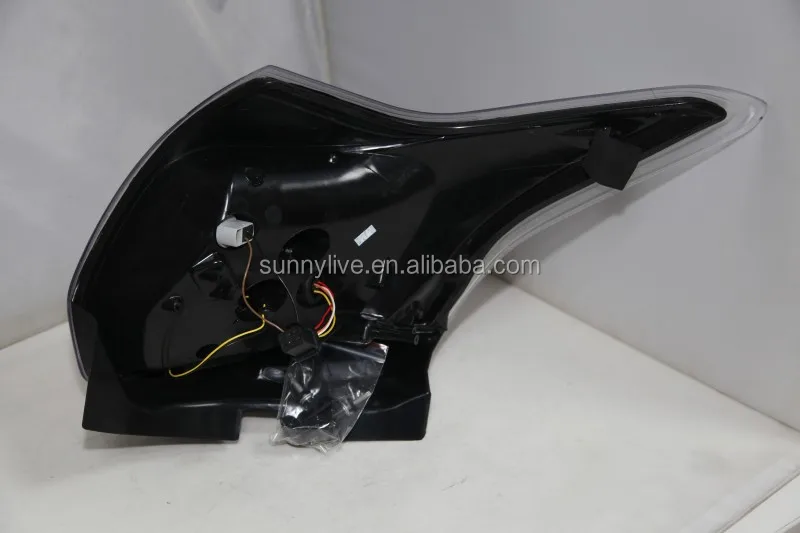 for Focus 3 LED Strip Tail Lamp for FORD Hatchback 2012-2014 year Smoke Black TW