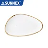 2018 Best Price Professional 9 inch White Ceramic Dish for Dining Hotel Restaurant