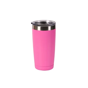 Image of Eco-Friendly double wall 20oz stainless steel insulated mug tumbler vacuum coffee mug