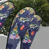 Wholesales Advertising Customized Teardrop Flags with Flag Pole and Base