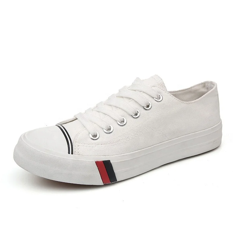 

CM8510 China wholesale cheap Unisex rubber sole vulcanized lovers canvas shoes, White,red,black,blue,blackish green