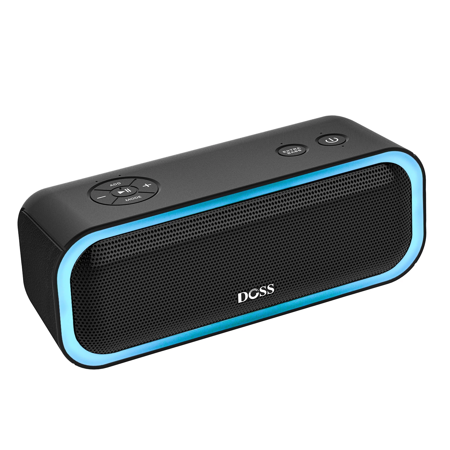 

new products 2018 DOSS SoundBox Pro TWS Speaker Bluetooth 2*10W Drivers 6 colors led lighting Portable Mini Bluetooth Speaker, N/a