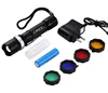 10W 600Lumens XML T6 LED Tactical rechargeable Zoom flashlight