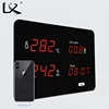 large screen industrial temperature and humidity display alarm clock thermometer humidity meter