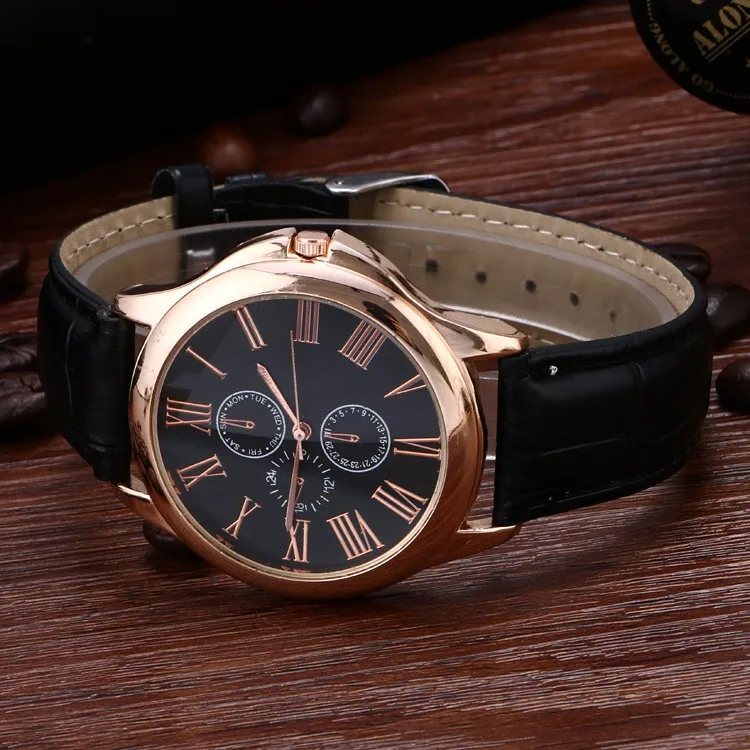 

Free shipping wholesale leather wrist watch for man LLW028