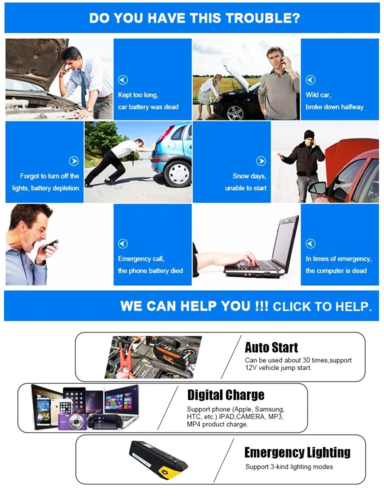 Car Jump Starter Smart Clamp Battery Cable 16800mah Power Bank.jpg