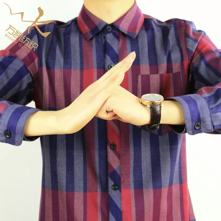 

2019 new wholesale business plaid men's shirt for sale