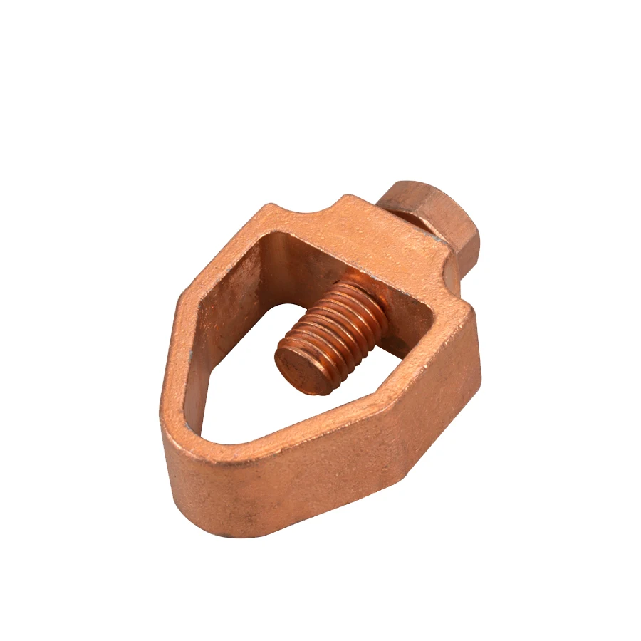 Copper Lightning Protection System Earth Rod Clamp Buy Earth Rod