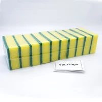 

High quality polyurethane green scouring pad cleaning sponge for kitchen