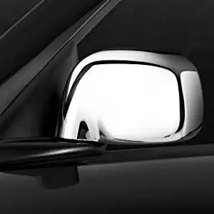 Restyling Factory 03-09 Dodge Ram 2500/3500/HD/02-08 Ram 1500 Chrome Mirror Cover (Not For Towing Mirror) Triple Chrome Plated Mirror Cover Cap 1 Pair (Chrome)
