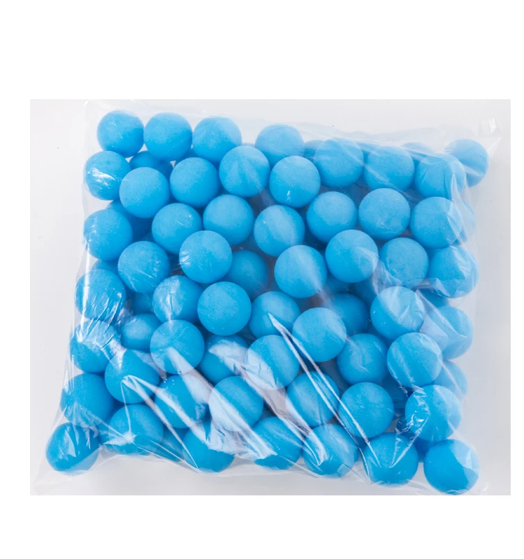 

bulk packed cheap custom light blue ping pong ball toys plastic table tennis balls