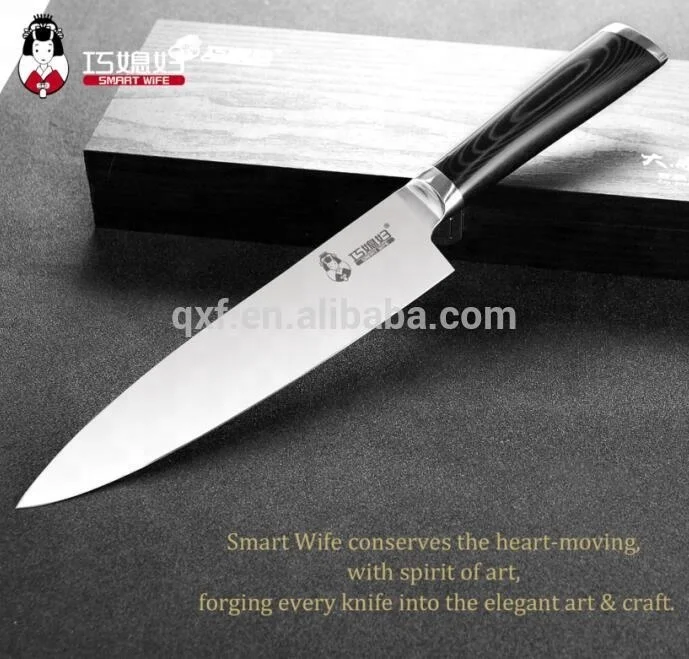 

Stainless Steel 8 Inch Chef Knife KA06D-01