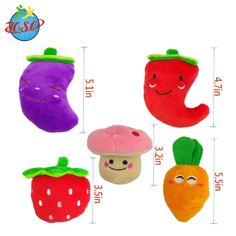 plush vegetables