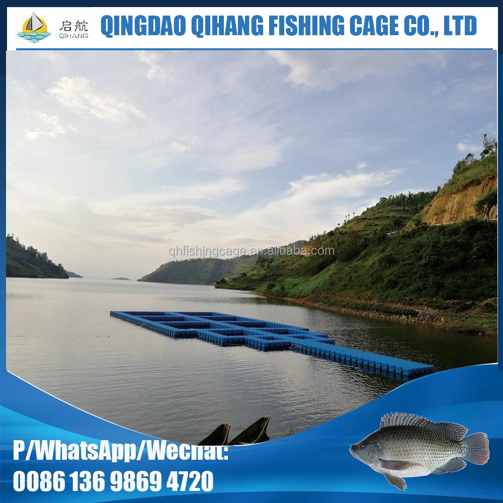 
Customized square pontoon floating cage aquaculture fish farming cage 