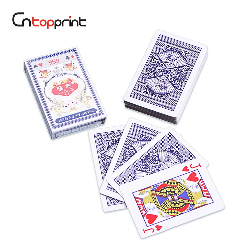 

Blank Laminated Custom Plastic Deck Cards Playing Cards with Tuck Boxes in Bulk