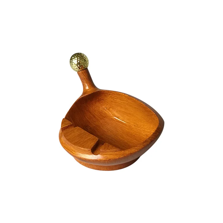 

golf driver club wood color golf ashtrays