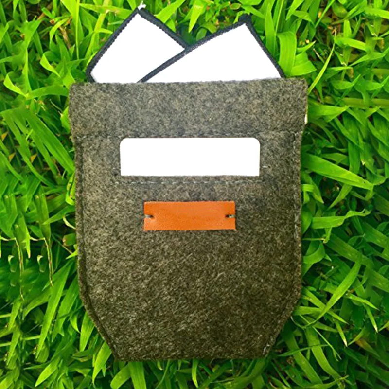 
Felt Material Handkerchief Folds Square Holder Pocket 