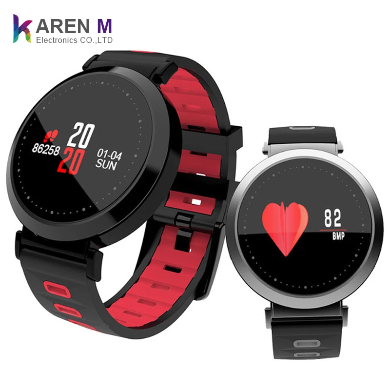 

2018 Dynamic color screen smartwatch heart rate blood pressure sport ip68 smart watch Y10 smart bracelet