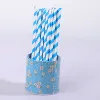 Multicolor Fancy Recycled Straws Biodegradable Paper Drinking Straws fancy straws
