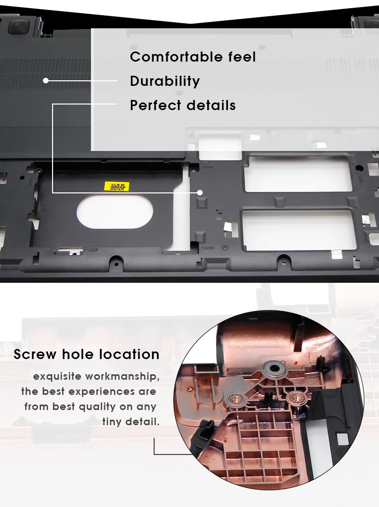 Laptop Replacement Bottom Base Case Shell For Dell 15r 15vd3521 2521
