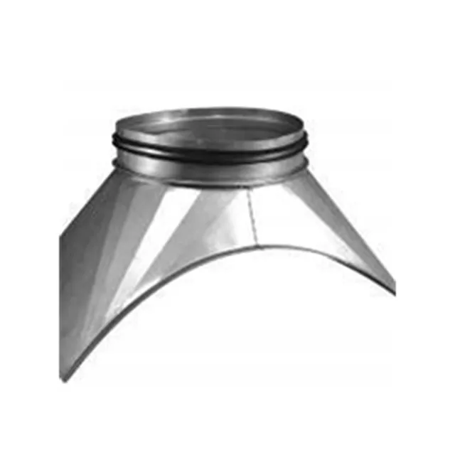 Hvac System Air Duct Accessories Ventilation Galvanized Saddle Spiral