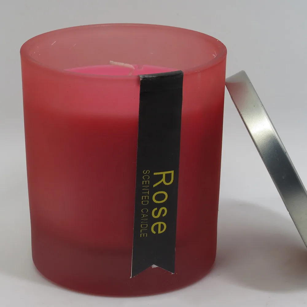 Frosted Prayer Glass Jar Candle With Lid Buy Frosted Prayer Glass Jar